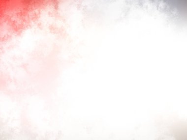 Beyaz arkaplanda soyut renkli suluboya. Dijital resim.