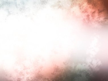 Beyaz arkaplanda soyut renkli suluboya. Dijital resim.