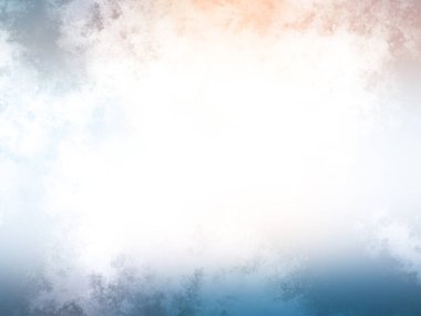 beyaz bulutlu mavi gökyüzü arkaplanı, suluboya