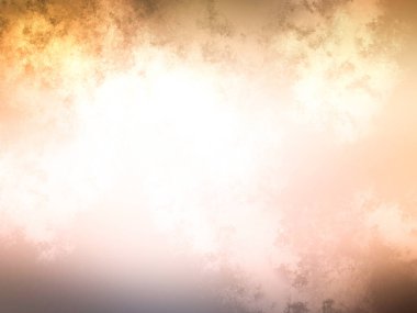 Bulutlar ve güneş ışığıyla soyut gökyüzü arkaplanı.