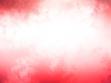 Gökyüzünde kırmızı ve beyaz bulutlar