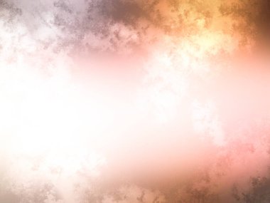 Beyaz arkaplanda soyut renkli suluboya. Dijital resim.