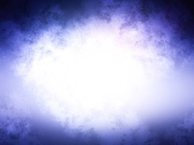 Beyaz bulutlar ve sis ile soyut arkaplan