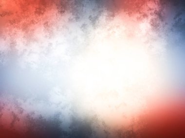 Arkaplanı sanatsal fırça darbeleriyle olan soyut bir resim. Renkli ve canlı suluboya. resim çizimi.