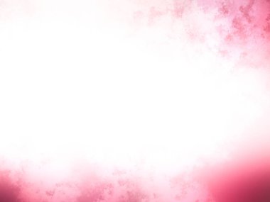 Beyaz bulutlu ve bokeh ışıklı pembe rengin soyut arkaplanı.