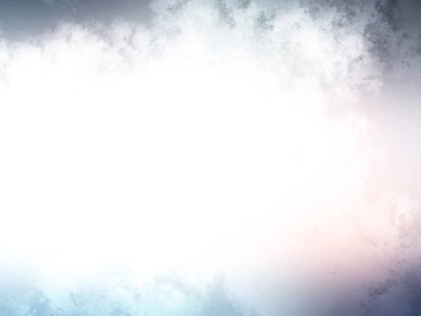 Beyaz arka plan ile mavi gökyüzü