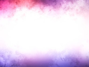 Beyaz arkaplanda renkli ışık ve bulutlar