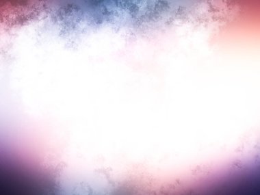 Beyaz bulutlu mavi gökyüzü arkaplanı. suluboya