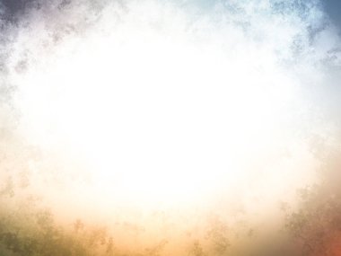 Bulut ile renkli gökyüzü