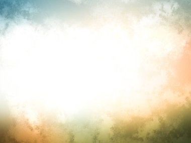 Soyut renk dumanının arkaplanı. Bir sis ve beyaz bir bulutun çizimi.