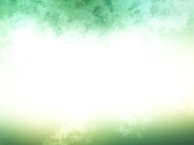 background of green and white clouds