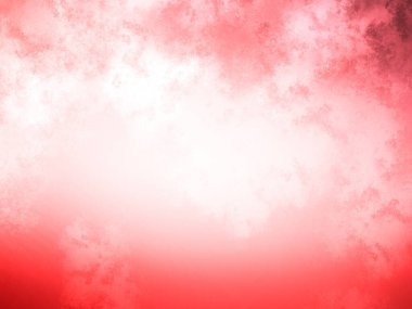 Gökyüzünde kırmızı beyaz bulutlar