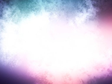 Soyut pembe ve beyaz rengin arka planında parıltılı ışıklar, ürününüz için boş alan. 3d illüstrasyon