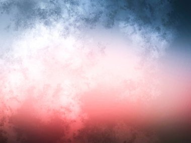 Beyaz bulutlu soyut kırmızı arkaplan