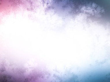 Mavi gökyüzü ve beyaz bulutlar. 3d oluşturma