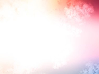 soyut renkli bulutlar mavi, kırmızı, pembe ve sarı renklerde