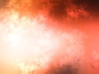 Soyut Turuncu ve Beyaz Bulanık Işıklar Arka Plan