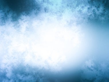 Mavi gökyüzünde beyaz bulutlar