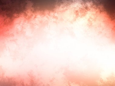 Beyaz bulutlu soyut kırmızı arkaplan