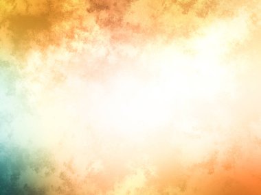 Beyaz arkaplanda soyut renkli suluboya. dijital dekoratif resim.