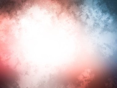 Işıklı bulutlu renkli soyut illüstrasyon