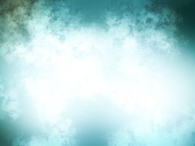 beyaz duman ve sis ile mavi arkaplan.