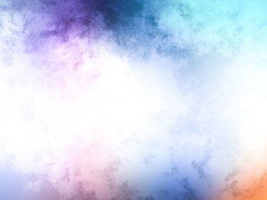 Beyaz arkaplanda soyut renkli suluboya. Dijital resim.