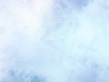 Beyaz bulutlu mavi gökyüzü arkaplanı. suluboya