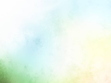 Beyaz arkaplanda soyut renkli suluboya. Dijital resim.