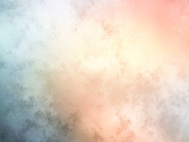 Beyaz arkaplanda soyut renkli suluboya. Dijital resim.