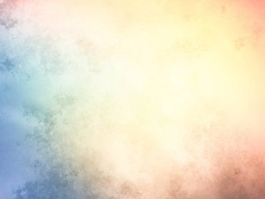 Beyaz arkaplanda soyut renkli suluboya. Dijital resim.