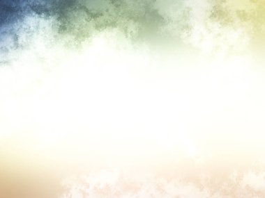 Beyaz arkaplanda soyut renkli suluboya. Dijital resim.