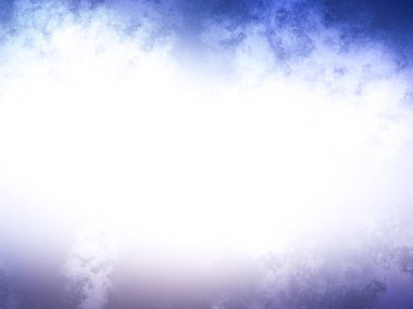 Beyaz bulutlar ve güneş ışığıyla mavi gökyüzü arkaplanı. vektör illüstrasyonu