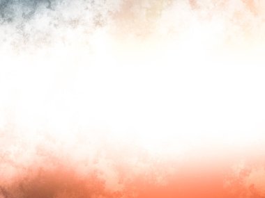 Beyaz arkaplanda soyut renkli suluboya. Dijital resim.