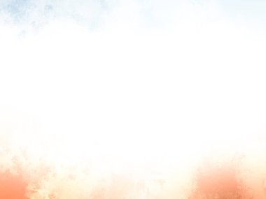 Beyaz arkaplanda soyut renkli bulutlar