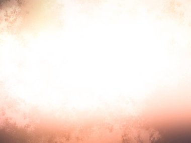 Mavi gökyüzünde beyaz bulutlar, 3 boyutlu resimleme