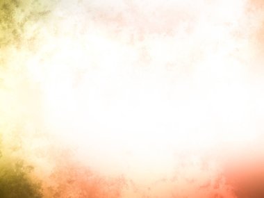 Beyaz arkaplanda soyut renkli suluboya. Dijital resim.