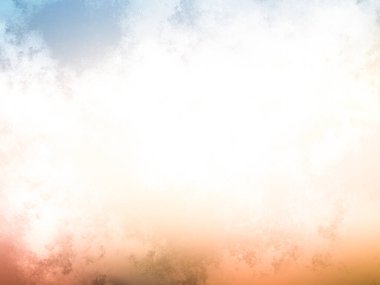 Beyaz arkaplanda soyut renkli suluboya. Dijital resim.