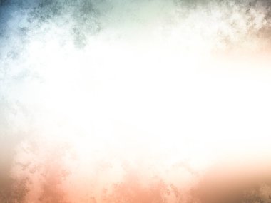 Beyaz arkaplanda soyut renkli suluboya. Dijital resim.