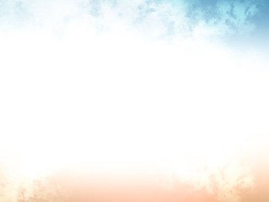 Mavi gökyüzü ve beyaz bulutlar. Vektör çizimi. suluboya gökyüzü.