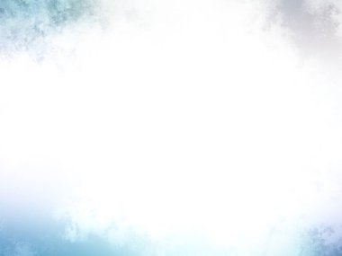 Beyaz bulutlu mavi gökyüzü arkaplanı. suluboya