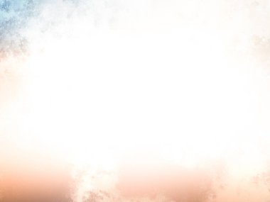 Bulut ile renkli gökyüzü