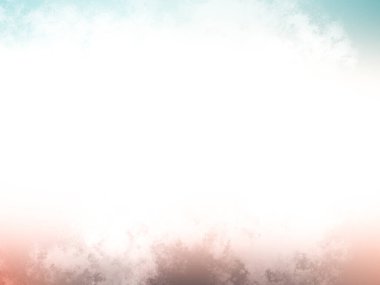 Beyaz arkaplanda soyut renkli suluboya. Dijital resim.