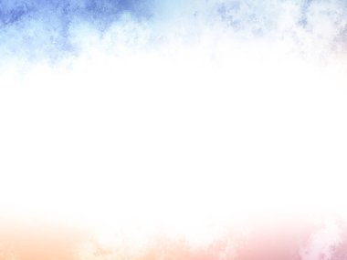 Beyaz arkaplanda soyut renkli suluboya. Dijital resim.