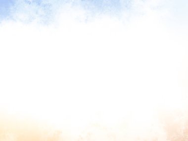 Beyaz arkaplanda soyut mavi suluboya.