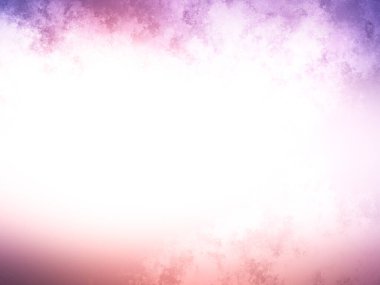 Beyaz arkaplanda soyut pembe ve beyaz bulut.