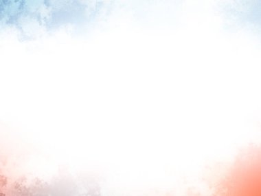 Beyaz arkaplanda soyut renkli suluboya. Dijital resim.