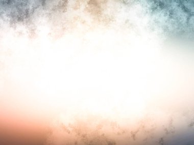 Mavi gökyüzünde beyaz bulutlar