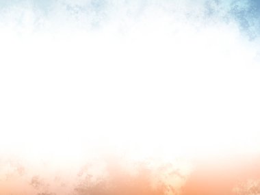 Bulutlu mavi gökyüzü, yumuşak ışık, pastel renkler