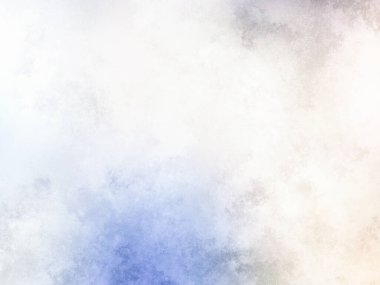 Beyaz arkaplanda soyut renkli suluboya. Dijital resim.